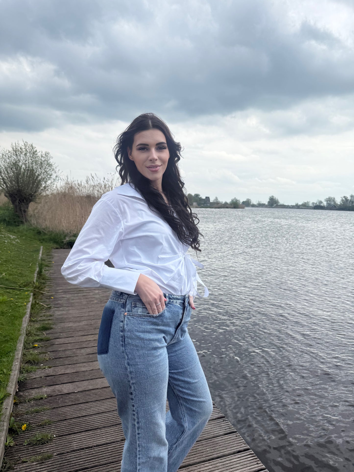 Anne blouse - Wit