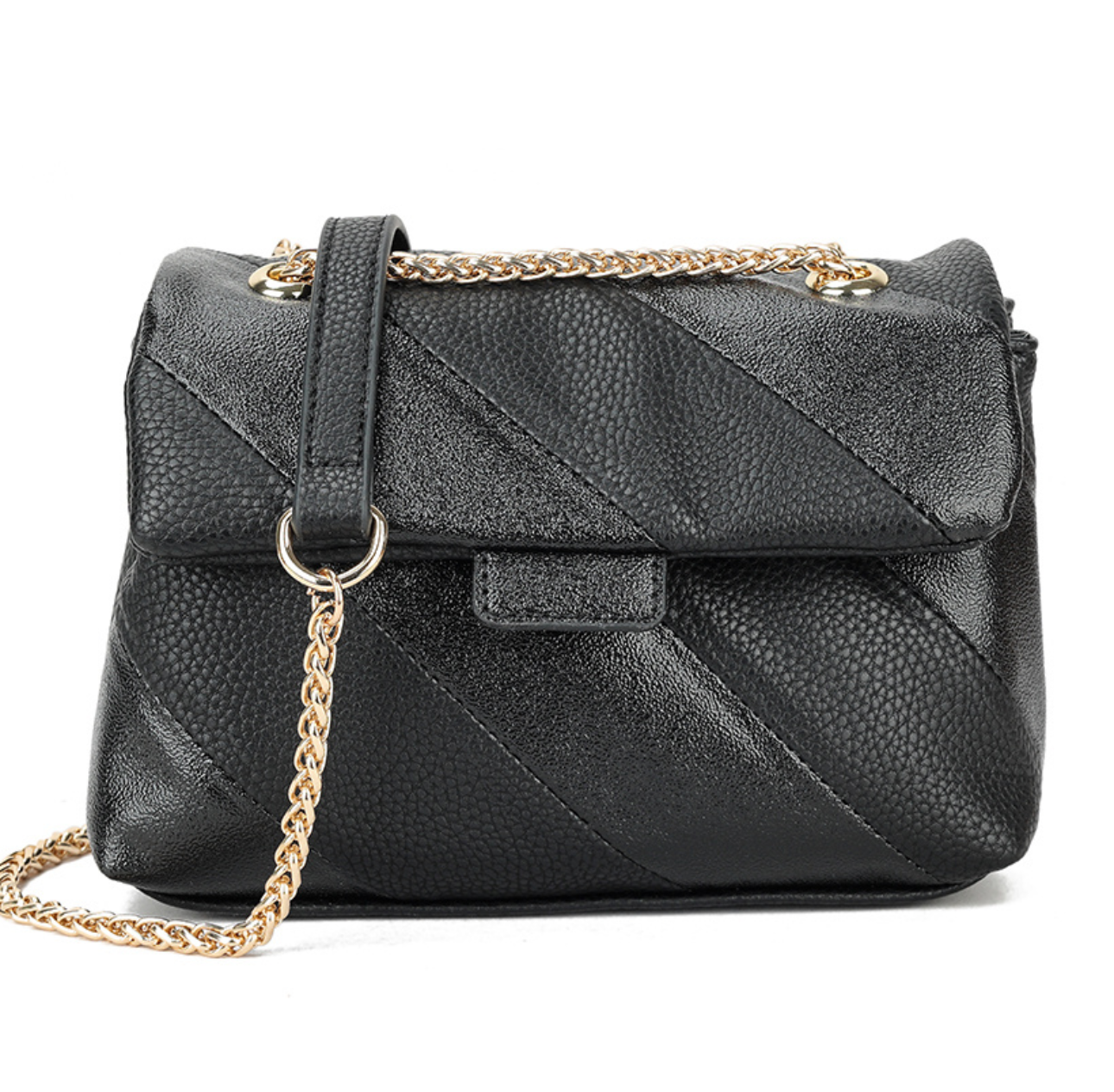 Metallic Tas - Zwart