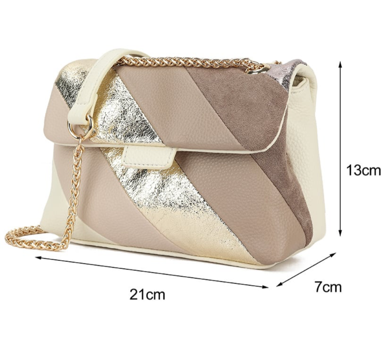 Metallic Tas - Zwart
