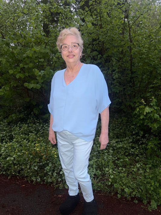 Blouse blauw mary