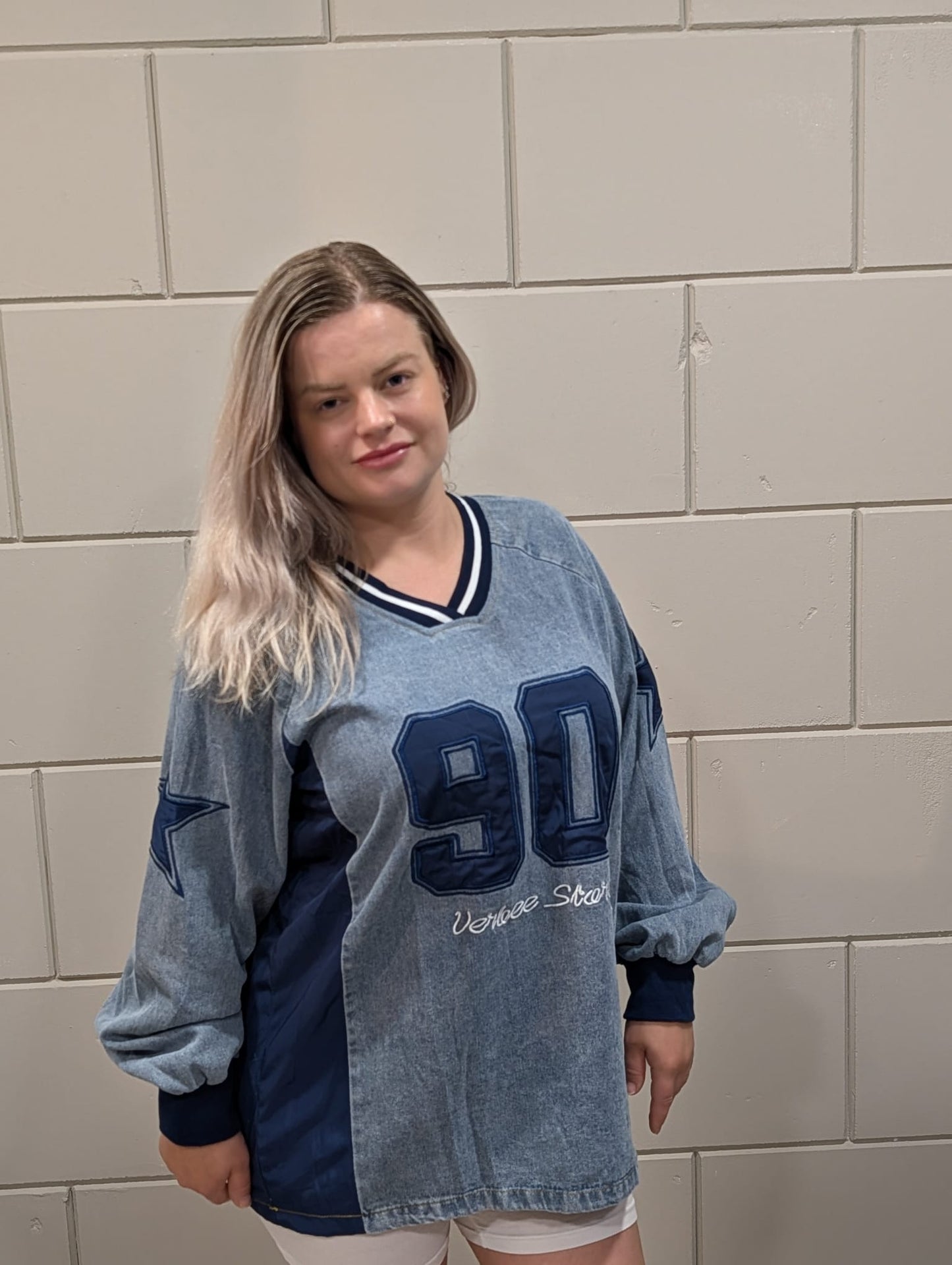 T-shirt Merel – Blauw &  Rood