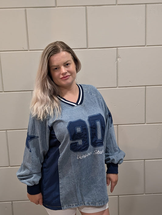 T-shirt Merel – Blauw &  Rood