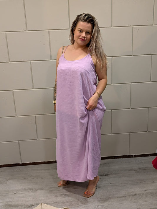 Maxi Jurk Lila